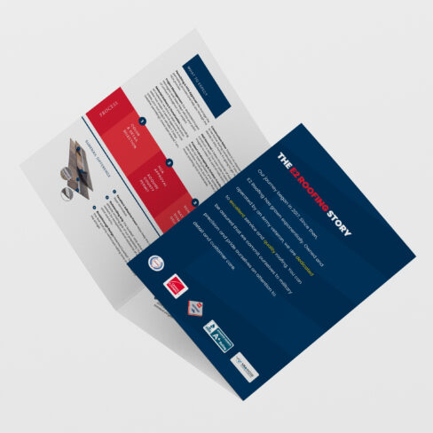 brochure design fisher agency e roofing jacksonville brochure design fisher agency e roofing jacksonville