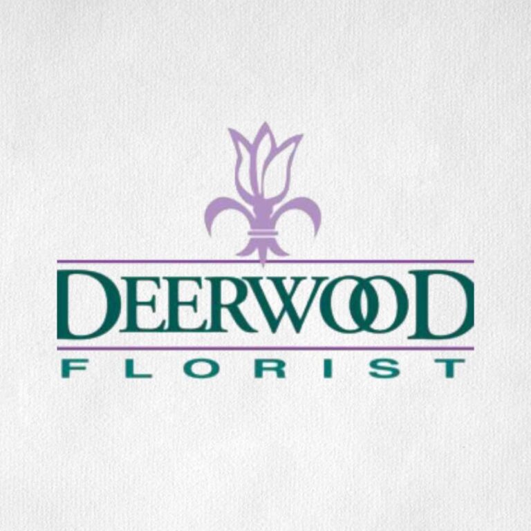 deerwood florist logo design deerwood florist logo design