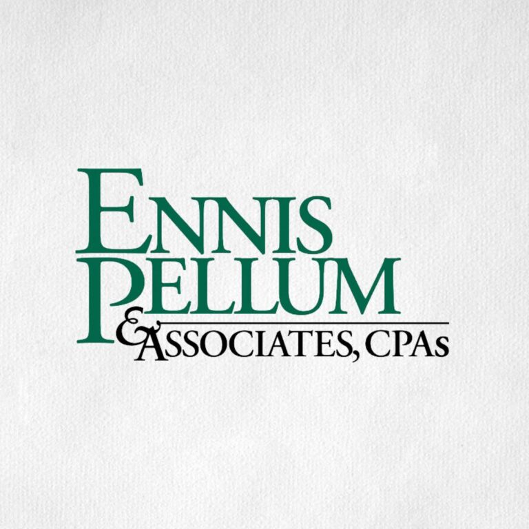 Ennis Pellum and Associates CPAs logo design Ennis Pellum and Associates CPAs logo design