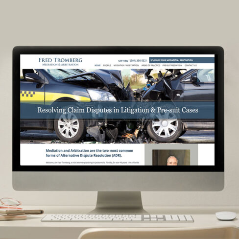 Fred Tromberg Mediation Website Design Portfolio Fred Tromberg Mediation Website Design Portfolio