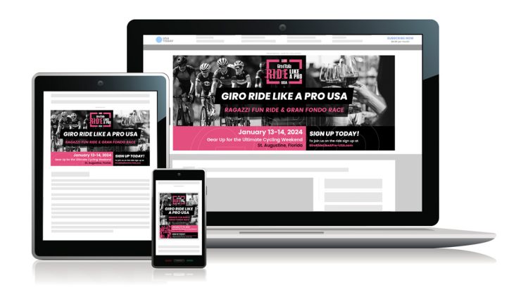 Giro d'Italia Ads Multiple Devices