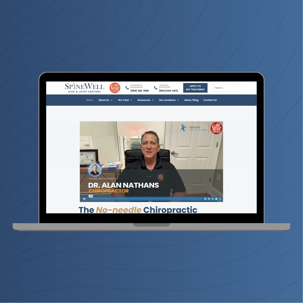 healthcare website design rebrand spinewell healthcare website design rebrand spinewell
