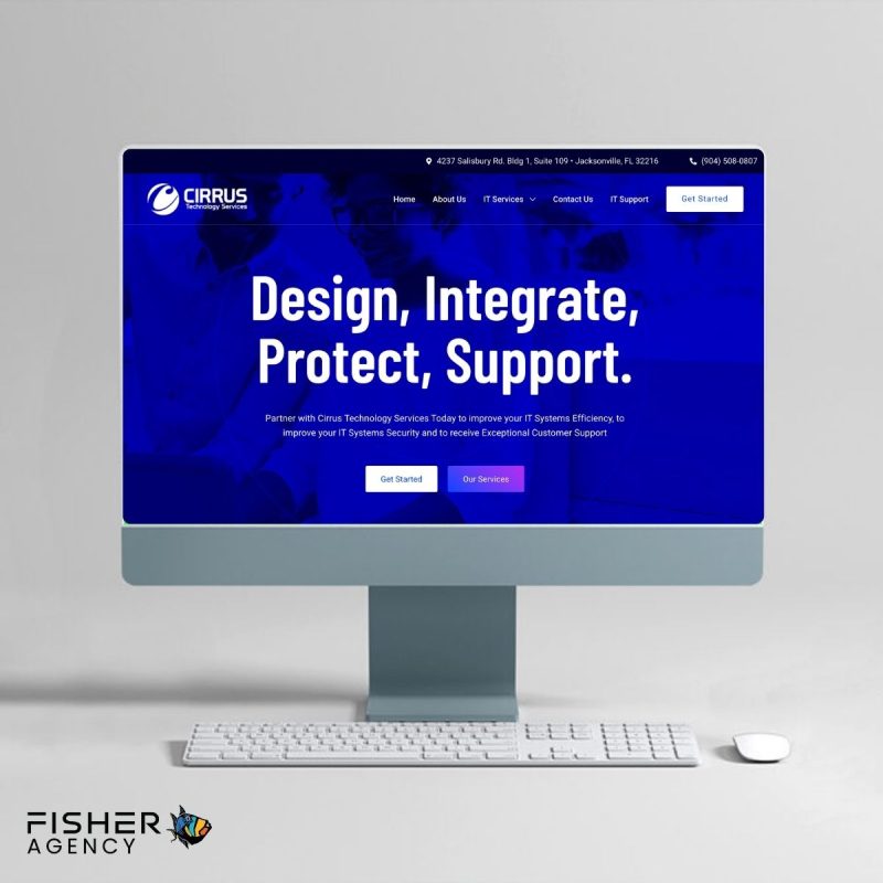 IT managed service provider website design