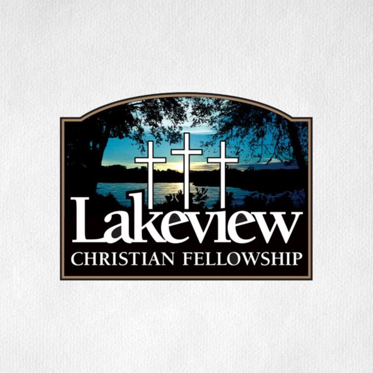 Lakeview Christian Fellowship logo design Lakeview Christian Fellowship logo design