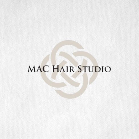 Mac hair studio logo design 1 Mac hair studio logo design 1