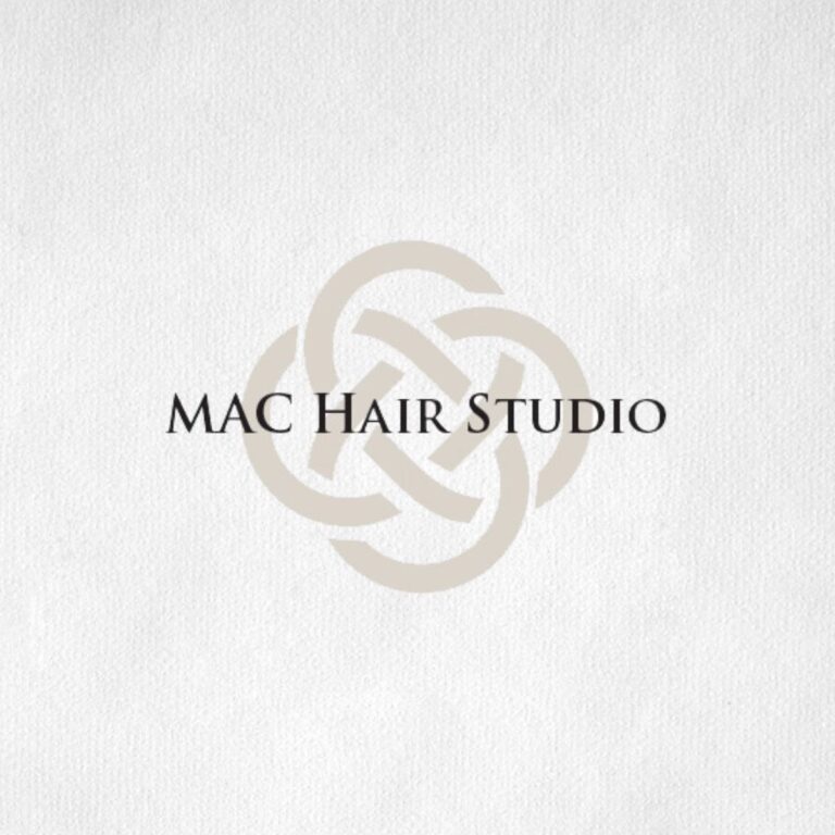 Mac hair studio logo design 1 Mac hair studio logo design 1