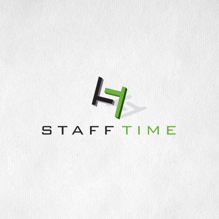 stafftime logo design stafftime logo design