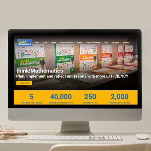 Think Mathematics Website Design Portfolio Think Mathematics Website Design Portfolio