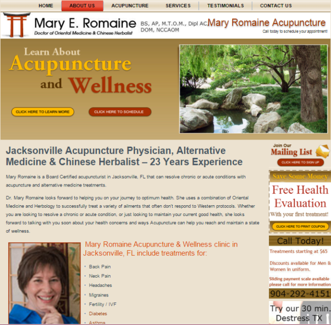 acupuncture marketing mary romaine jacksonville fl acupuncture marketing mary romaine jacksonville fl