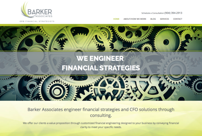 Barker Associates CFO Financial Strategists Website Design Barker Associates CFO Financial Strategists Website Design
