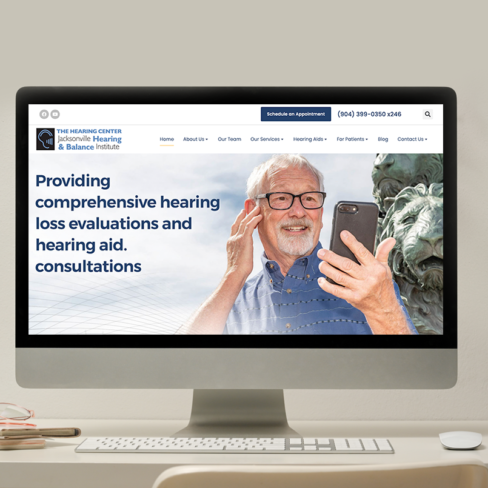 Jacksonville Hearing Balance website portfolio Jacksonville Hearing Balance website portfolio