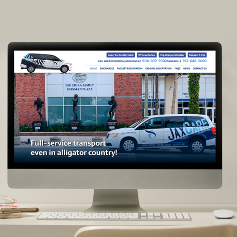 Jax Care Transport website portfolio Jax Care Transport website portfolio