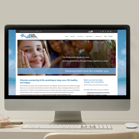 Life Skills Resource Group website portfolio Life Skills Resource Group website portfolio