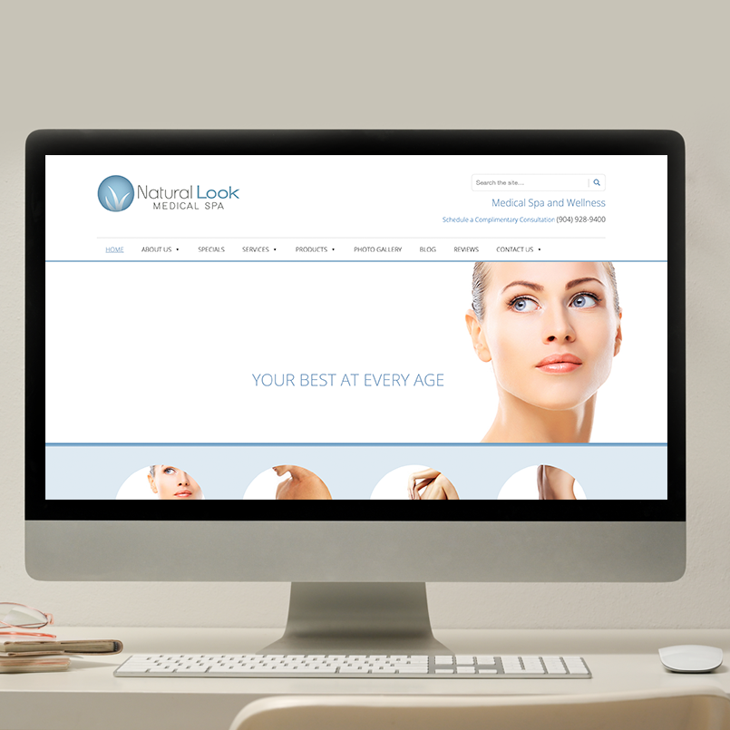 Natural Look website portfolio Natural Look website portfolio